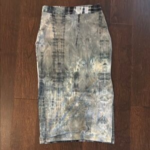 Sundry Tie-Dye Midi Skirt